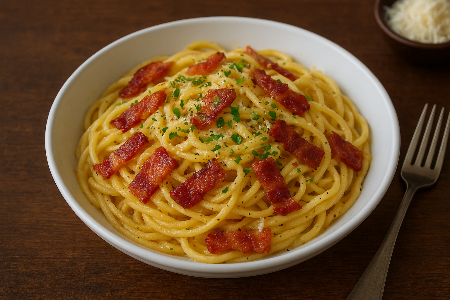 Wood Smoked Bacon Rashers Carbonara
