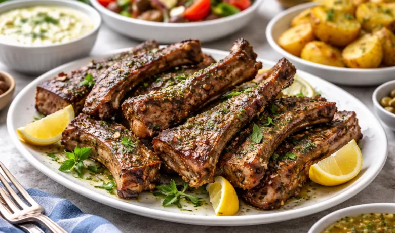 Greek-Style Lamb Ribs