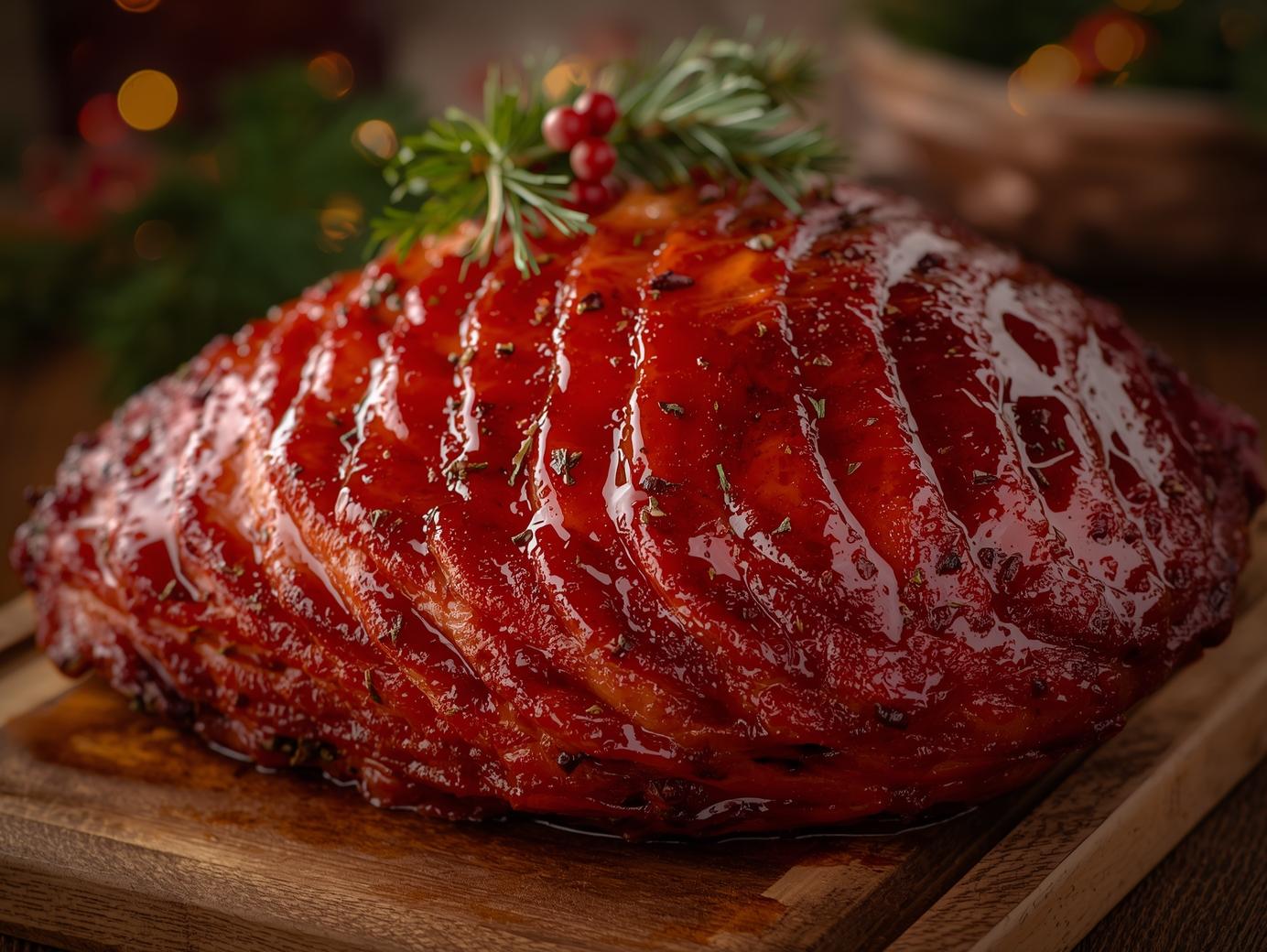 Glazed Christmas Ham