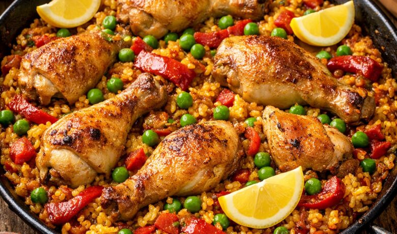 how to make chicken paella