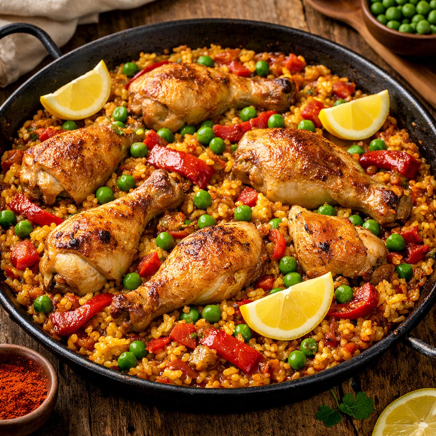 how to make chicken paella