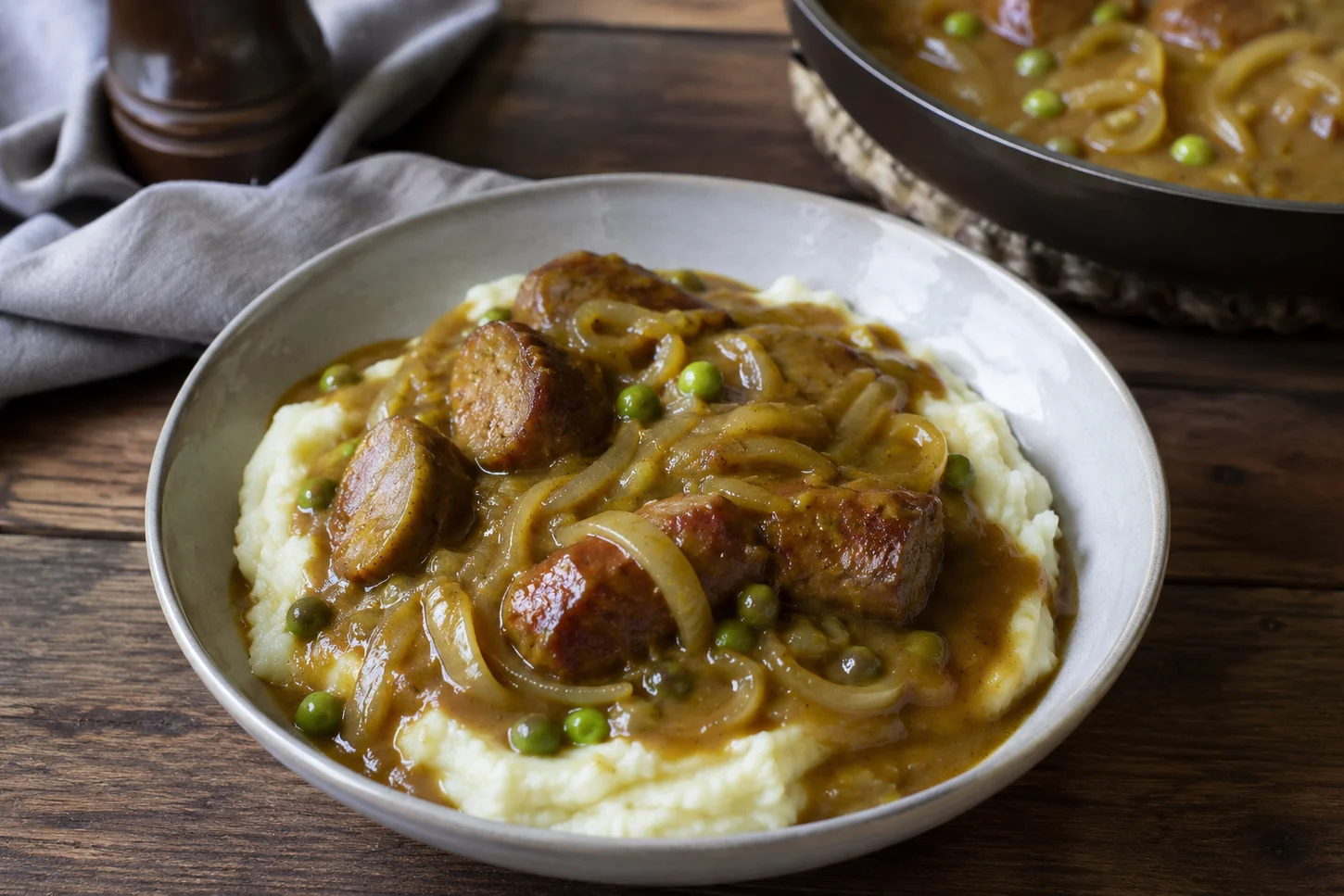 The Best Curried Sausages