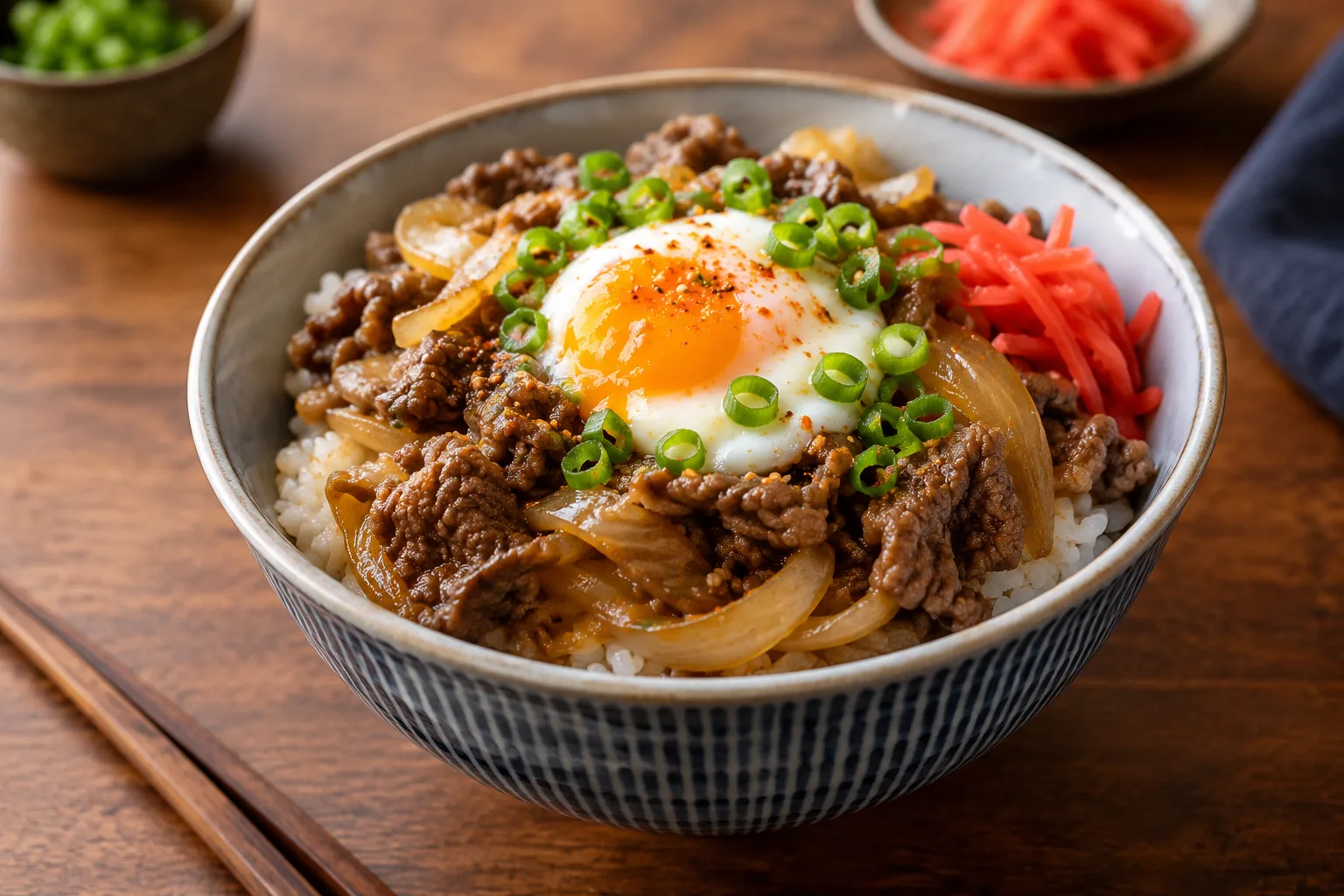 Gyudon (Japanese Beef & Rice Bowl)